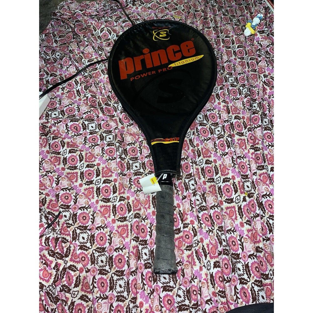 Prince Synergy S Series Tennis Racquet Orange & Black Lava w/ Cover